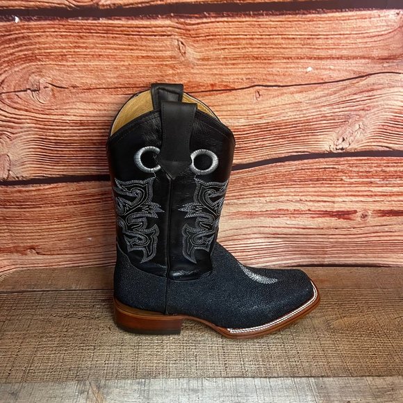Men's Western Exotic Sting Ray Cowboy Square Toe Boots Botas Vaqueras Mantaraya - Picture 8 of 10
